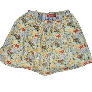 Gymboree Girls “Bonjour Provence“ Skirt Market Scene Lined Size 5